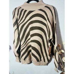NWT Sage and Oak young contemporary Size M zebra print